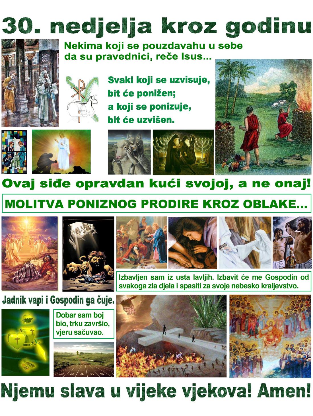 30. nedjelja kroz godinu C